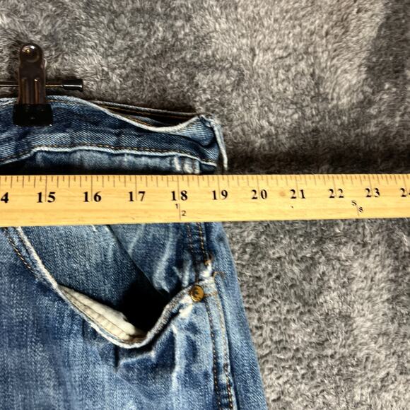 Ariat Jeans Mens 36x33 M3 Loose Fit Light Wash Fade Distressing Workwear Western - Picture 9 of 13